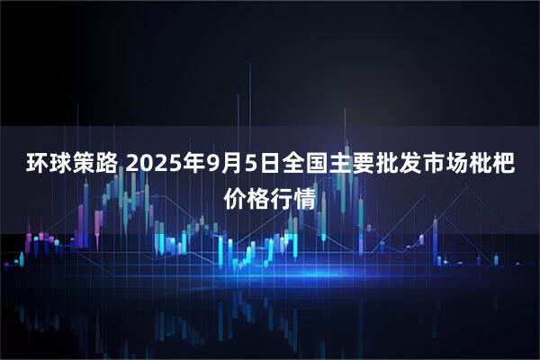 环球策路 2025年9月5日全国主要批发市场枇杷价格行情