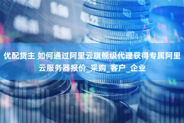 优配货主 如何通过阿里云旗舰级代理获得专属阿里云服务器报价_采购_客户_企业